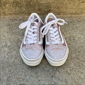 Vans Old School Light Pink Sparkly/Glittery